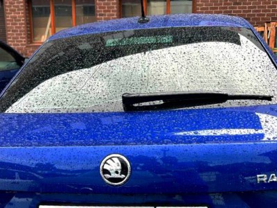 Антихром на Skoda Rapid