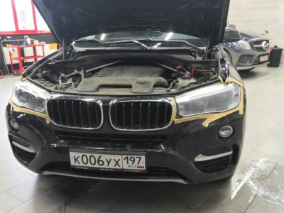 Полировка и бронирование фар BMW X5
