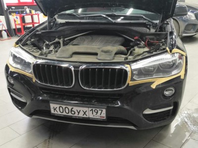 Полировка и бронирование фар BMW X5
