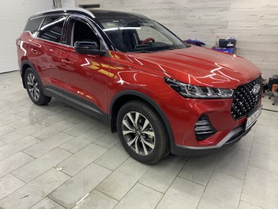 Chery Tiggo 7PRO тонирование задней полусферы