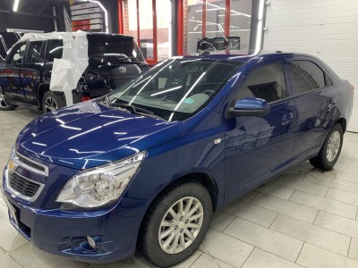 Тонирование задней полусферы остекления авто Chevrolet Cobalt 2011 (RAVON R4)