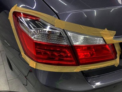 Тонирование задней полусферы Honda Accord