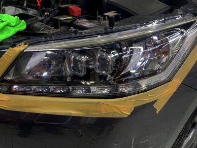 Тонирование задней полусферы Honda Accord