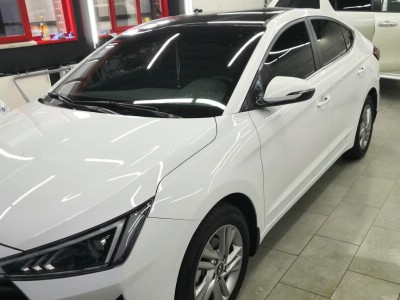 Тонирование задней оптики Hyundai Elantra 2019- 