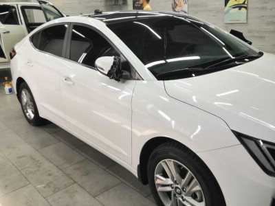 Тонирование задней оптики Hyundai Elantra 2019- 