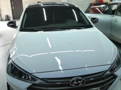 Тонирование задней оптики Hyundai Elantra 2019- 