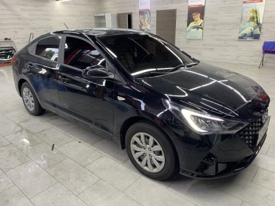 Тонирование лобового стекла Hyundai Solaris 2017-