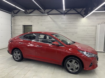 Тонирование задней полусферы остекления авто Hyundai Solaris 2017-