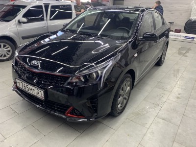 Тонирование задней полусферы Kia Rio