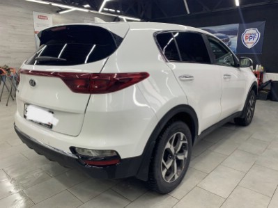Тонирование задней полусферы остекления авто Kia SportagE 5D Suv 2016-