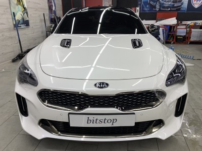 Бронирование фар головного освещения Kia Stinger 5D