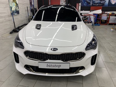 Бронирование фар головного освещения Kia Stinger 5D