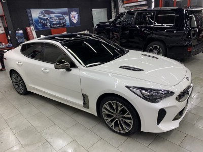 Бронирование фар головного освещения Kia Stinger 5D