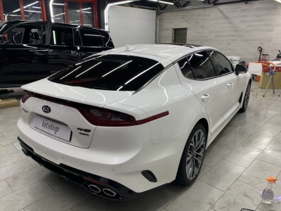 Бронирование фар головного освещения Kia Stinger 5D
