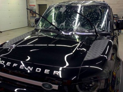 Тонирование задней полусферы Land Rover Defender