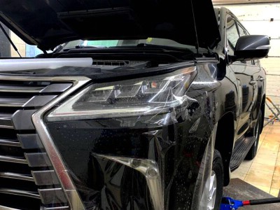 Защита лакокрасочного покрытия полиуретановой плёнкой Hexis Lexus Lx