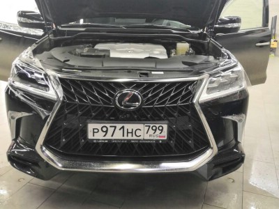 Тонирование передних опускных стекол LEXUS LX570 