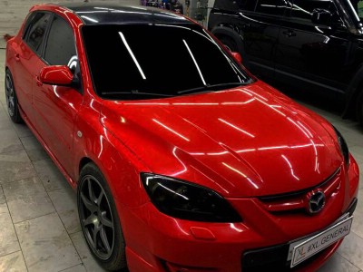 Тонирование лобового стекла Mazda 3