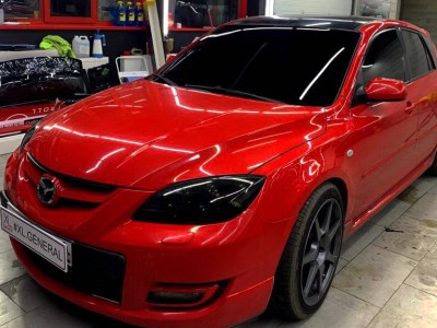 Тонирование лобового стекла Mazda 3