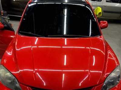 Тонирование лобового стекла Mazda 3
