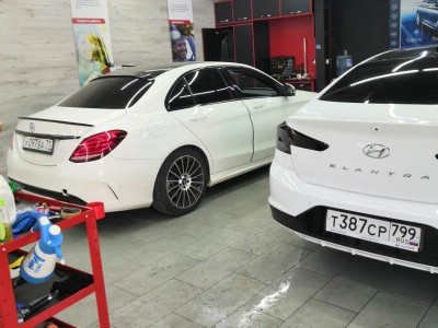 Тонирование задней оптики Mercedes E-CLASS W213 2016- 