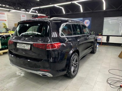Тонирование задней полусферы остекления авто MercedEs GLS Ranger 5D 2019-