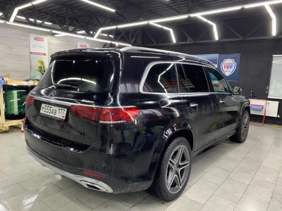 Тонирование задней полусферы остекления авто MercedEs GLS Ranger 5D 2019-