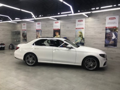 Mercedes W213 тонирование задней полусферы