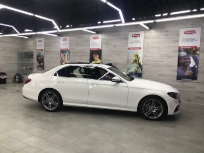 Mercedes W213 тонирование задней полусферы
