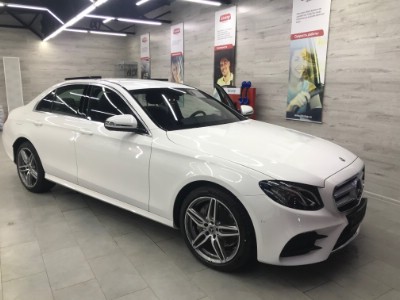 Mercedes W213 тонирование задней полусферы