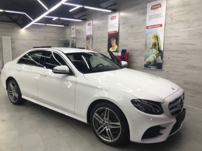 Mercedes W213 тонирование задней полусферы