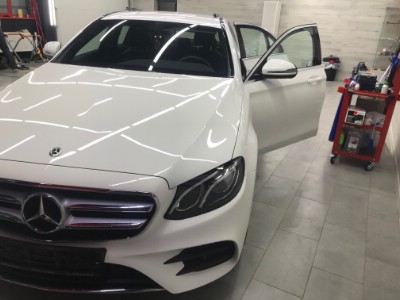 Mercedes W213 тонирование задней полусферы