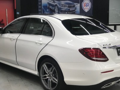 Mercedes W213 тонирование задней полусферы