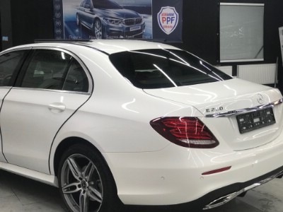 Mercedes W213 тонирование задней полусферы