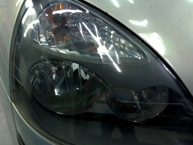 Полировка и бронирование фар + тонирование задней полусферы RENAULT SYMBOL