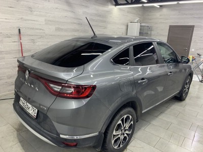 Полировка и бронирование фар + тонирование задней полусферы RENAULT SYMBOL