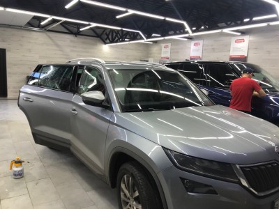 Тонирование задней полусферы Skoda Kodiaq 2017-