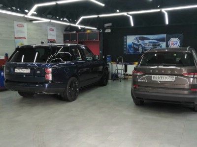 Тонирование задней полусферы Skoda Kodiaq 2017-