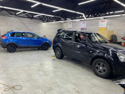 Ssangyong Rexton 2002- Тонирование задней полусферы