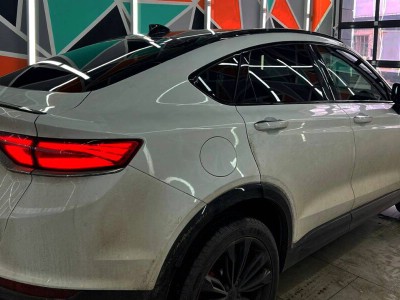 Тонирование 05% и передних стекол 50% Geely Tugella