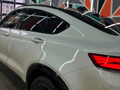 Тонирование 05% и передних стекол 50% Geely Tugella