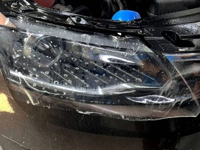 Тонирование 05% + тонирование передних стекол атермальной пленкой + защита оптики Skoda Rapid