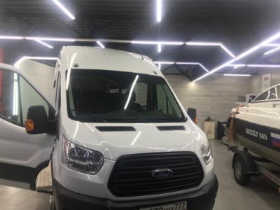 ТОНИРОВАНИЕ АВТОБУСА FORD TRANSIT 2016-