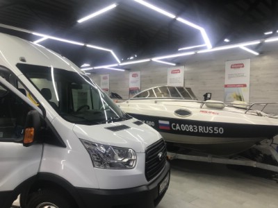 ТОНИРОВАНИЕ АВТОБУСА FORD TRANSIT 2016-