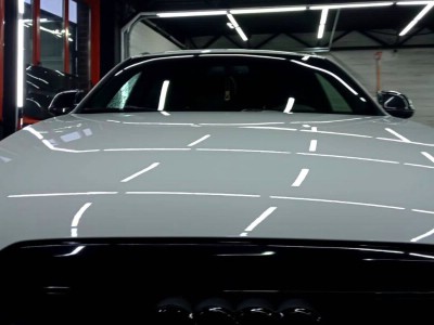 Тонирование двух передних стекол 35% пленкой Suncontrol на автомобиле Audi Q3