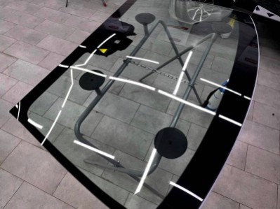 Тонирование лобового стекла плёнкой хамелеон Mercedes S-Klass W222