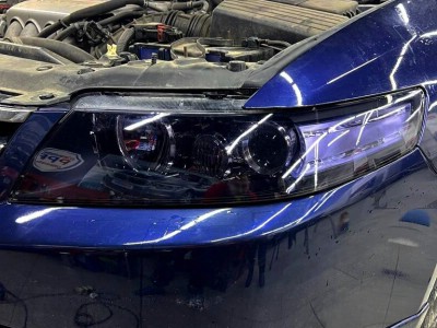 Тонирование передней оптики Honda Accord
