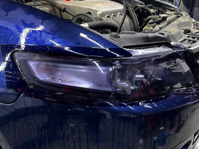 Тонирование передней оптики Honda Accord