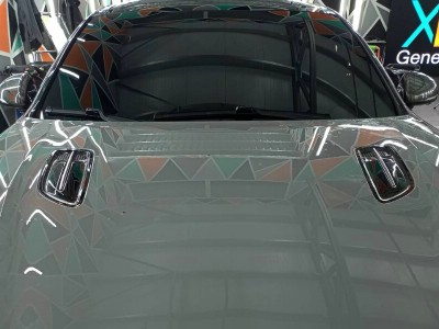 Тонирование передней полусферы на автомобиле KIA STINGER 15% пленкой SUNCONTROL