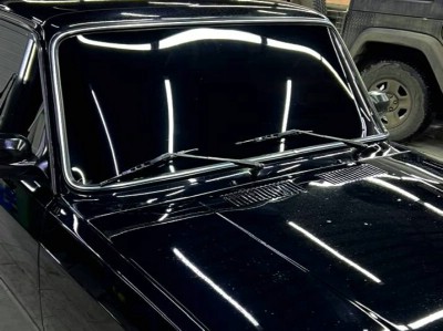 Тонирование передней полусферы на ВАЗ 2107
